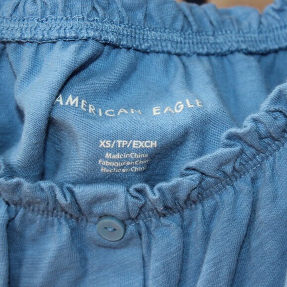 American Eagle Light Purple & Blue Tops Bundle - Picture 14 of 15